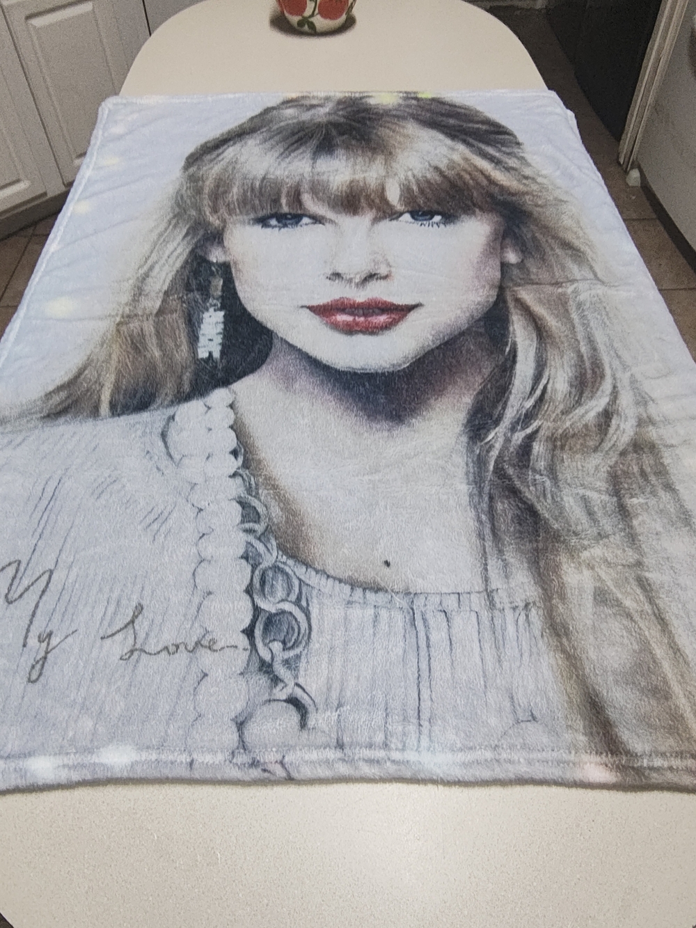 Taylor Swift 'Folklore' Era Fleece Throw Blanket
